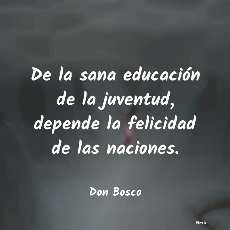 Frases de Don Bosco