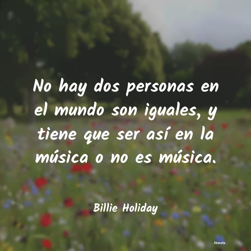 Frases de Billie Holiday