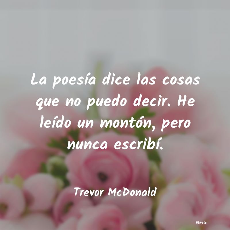 frases de Trevor McDonald