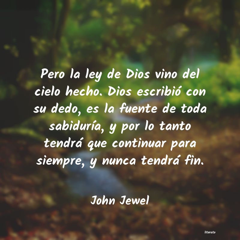 Frases de John Jewel