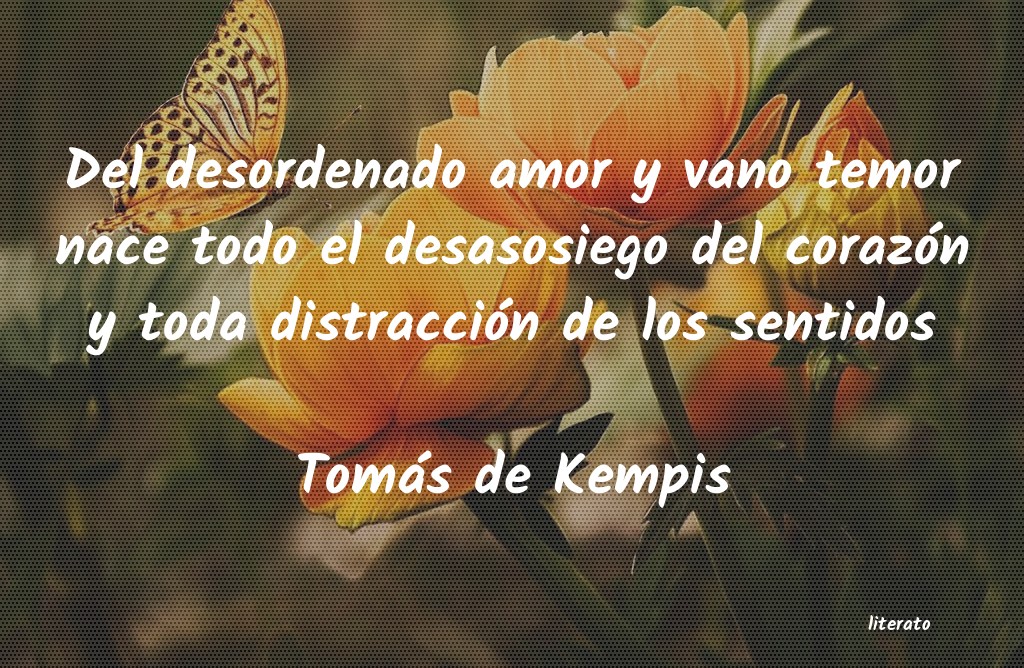 Frases de Tomás de Kempis