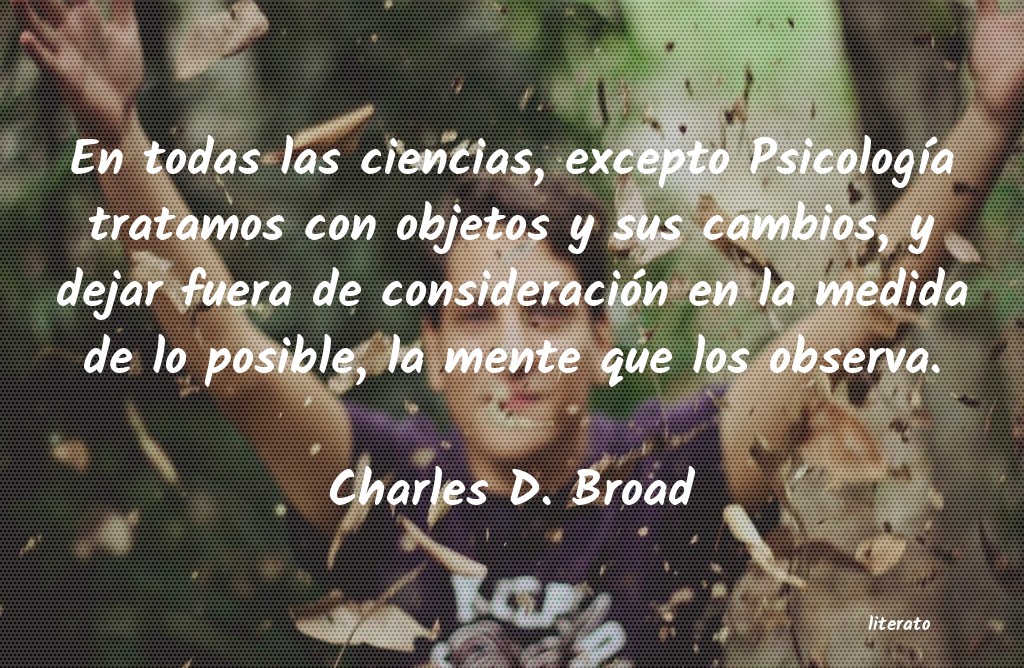 Frases de Charles D. Broad