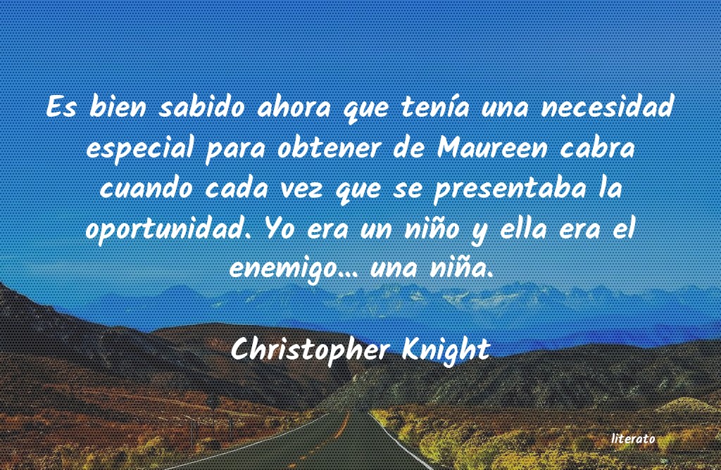 frases de Christopher Knight