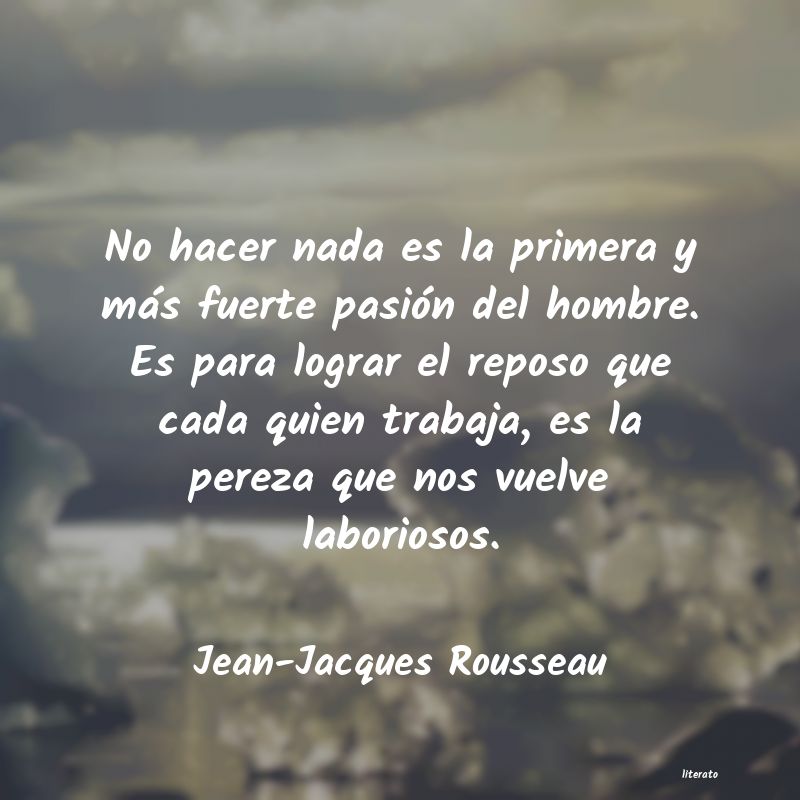 frases de Jean-Jacques Rousseau