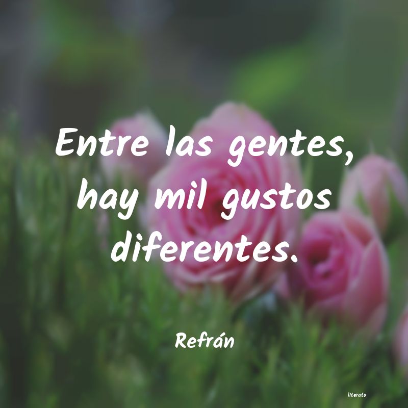 frases de Refrán