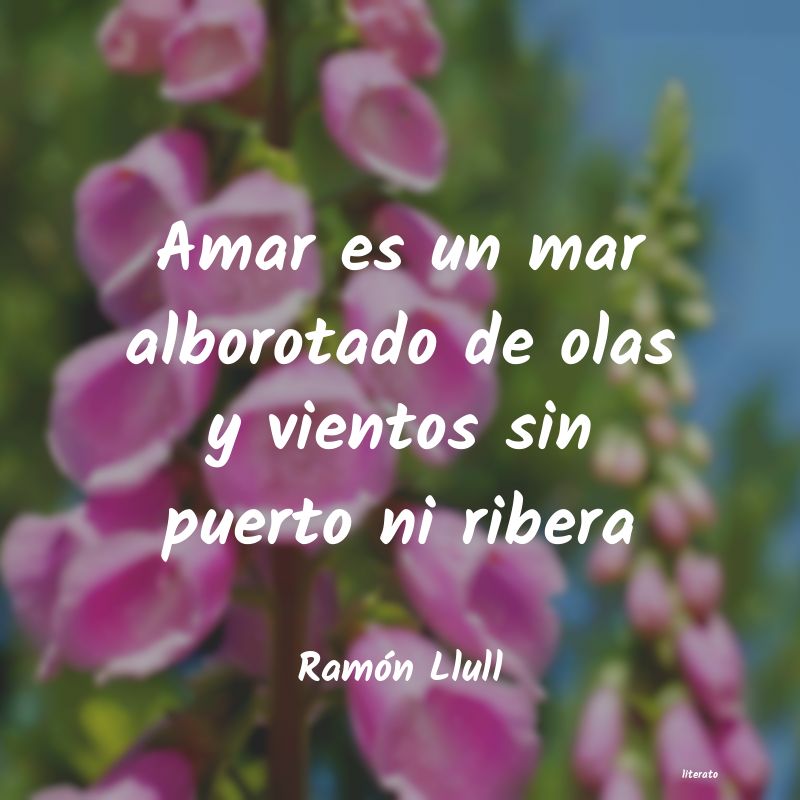 Frases de Ramón Llull