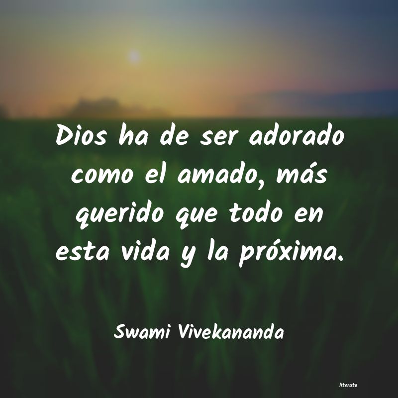 Frases de Swami Vivekananda