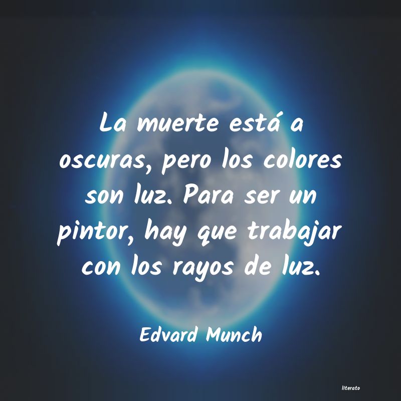 frases de Edvard Munch