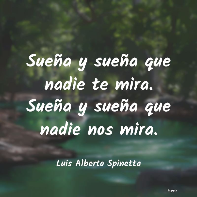 Frases de Luis Alberto Spinetta