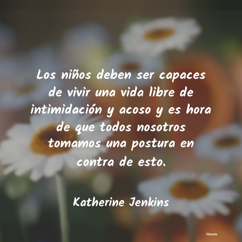 frases de Katherine Jenkins