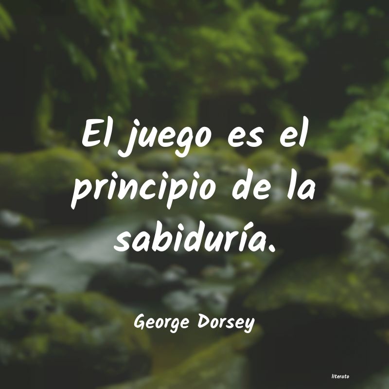 Frases de George Dorsey