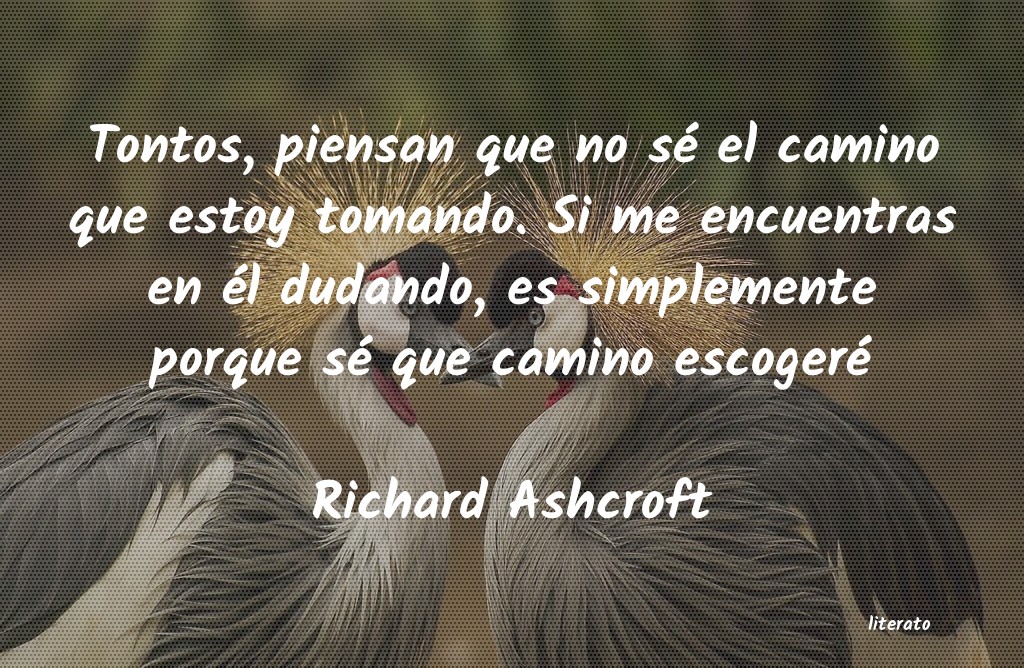 Frases de Richard Ashcroft