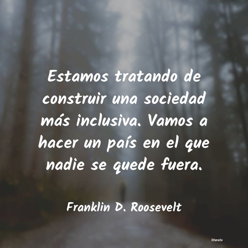 frases de Franklin D. Roosevelt