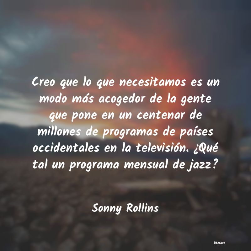 frases de Sonny Rollins