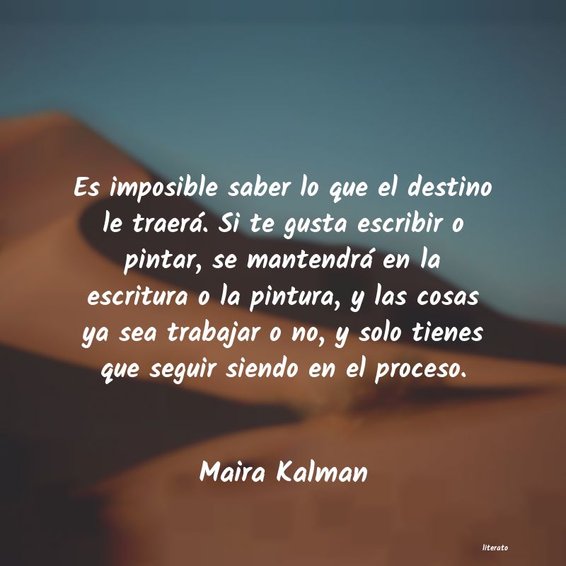 Frases de Maira Kalman