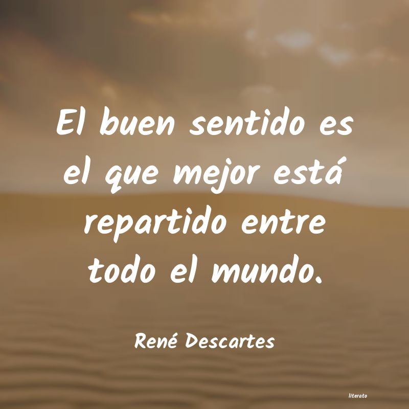 frases de René Descartes