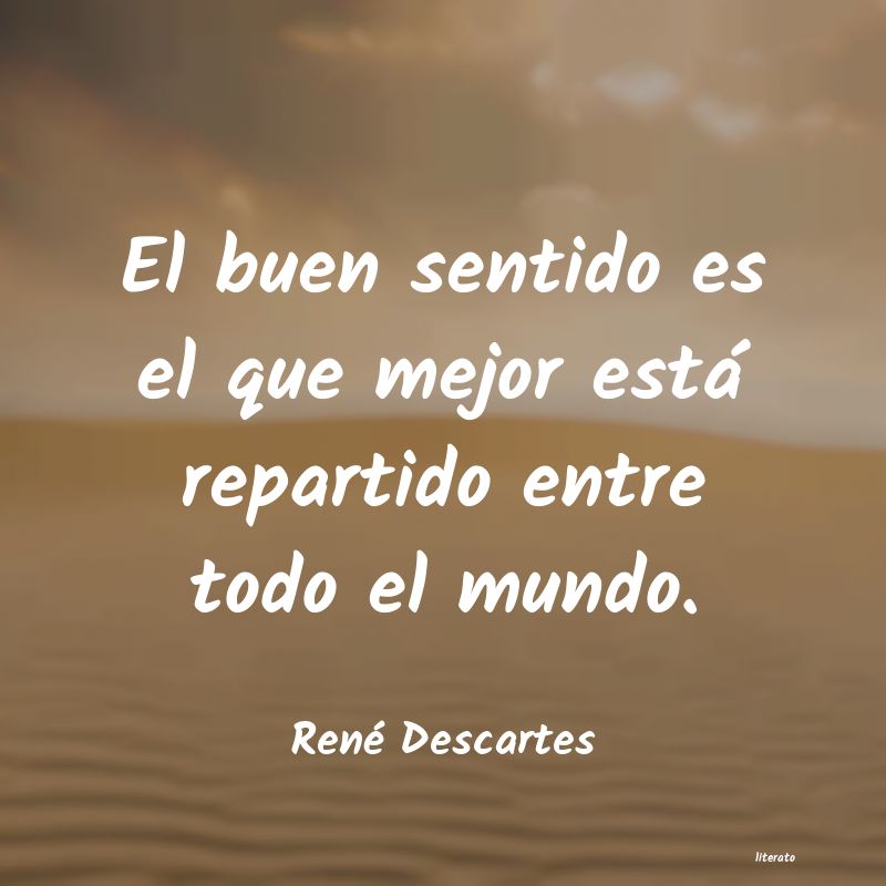 Frases de René Descartes