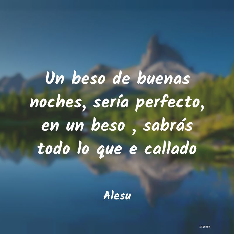 frases de Alesu