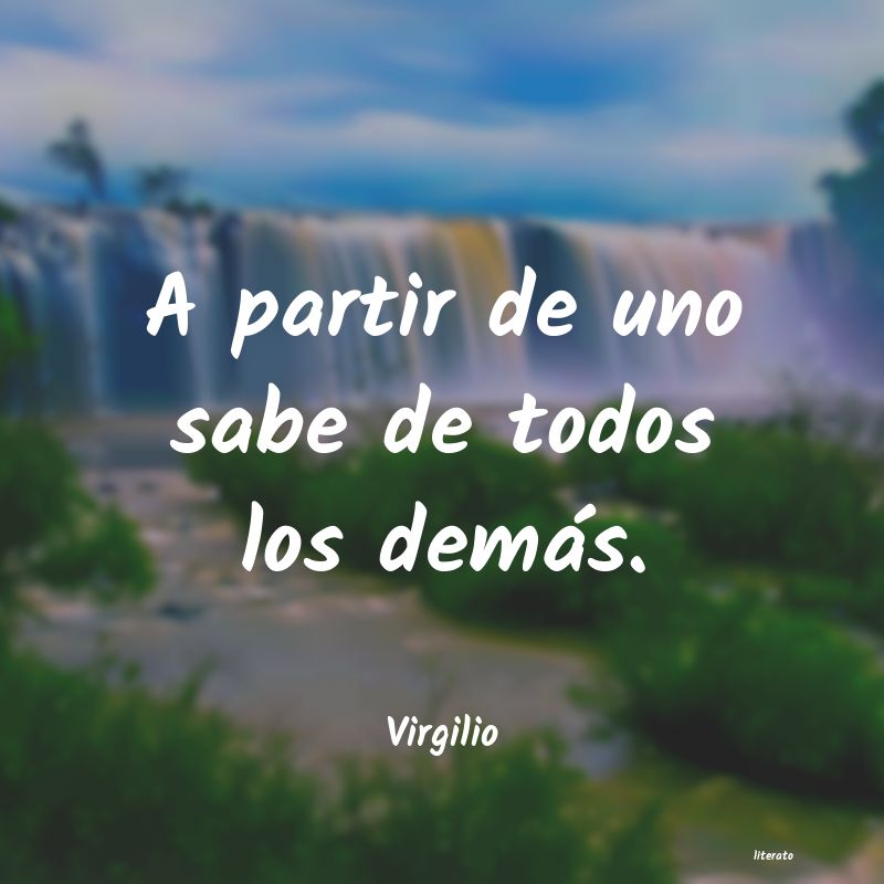frases de Virgilio