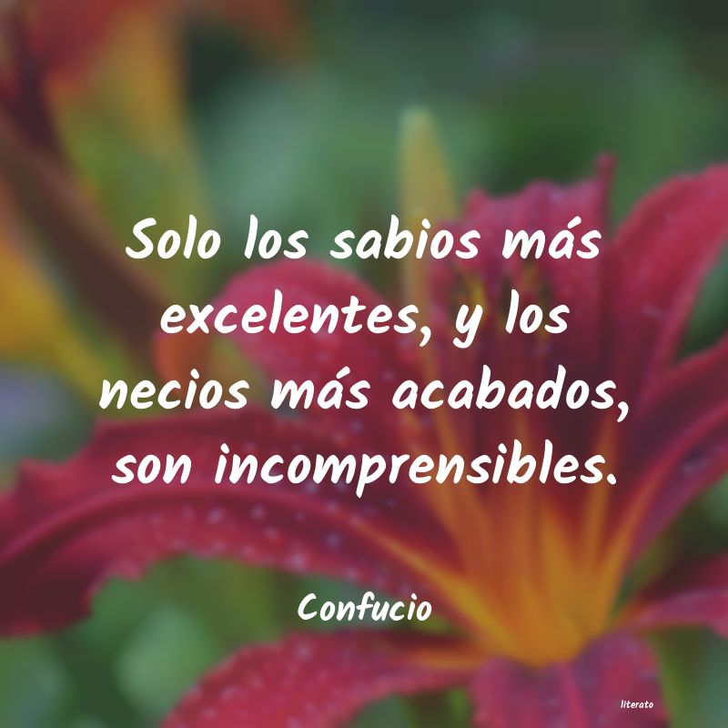 frases de Confucio