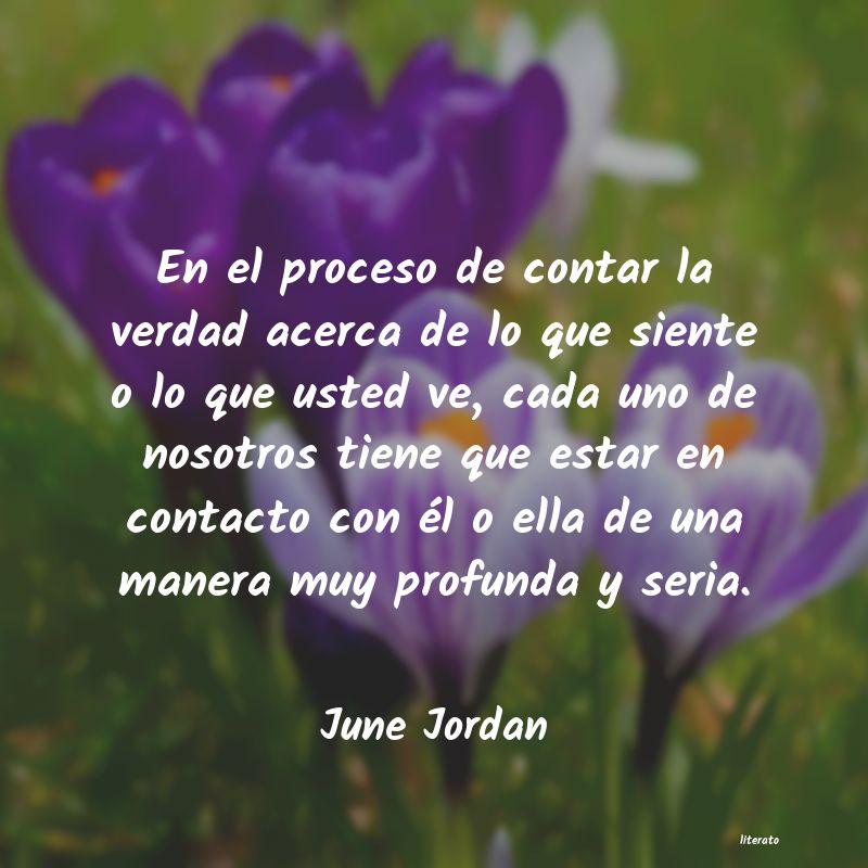 Frases de June Jordan