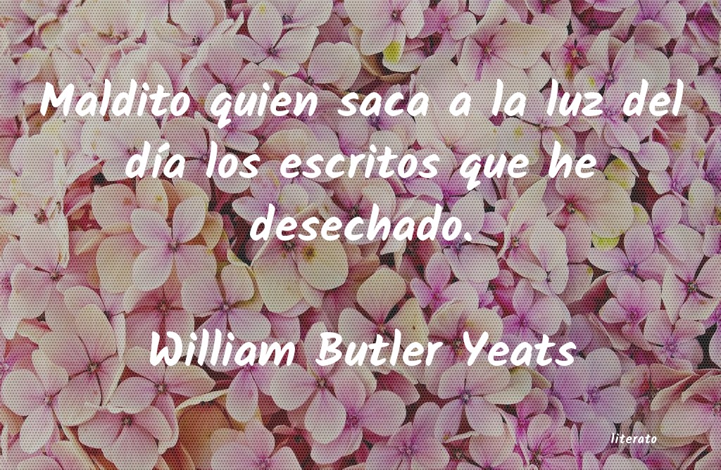 frases de William Butler Yeats