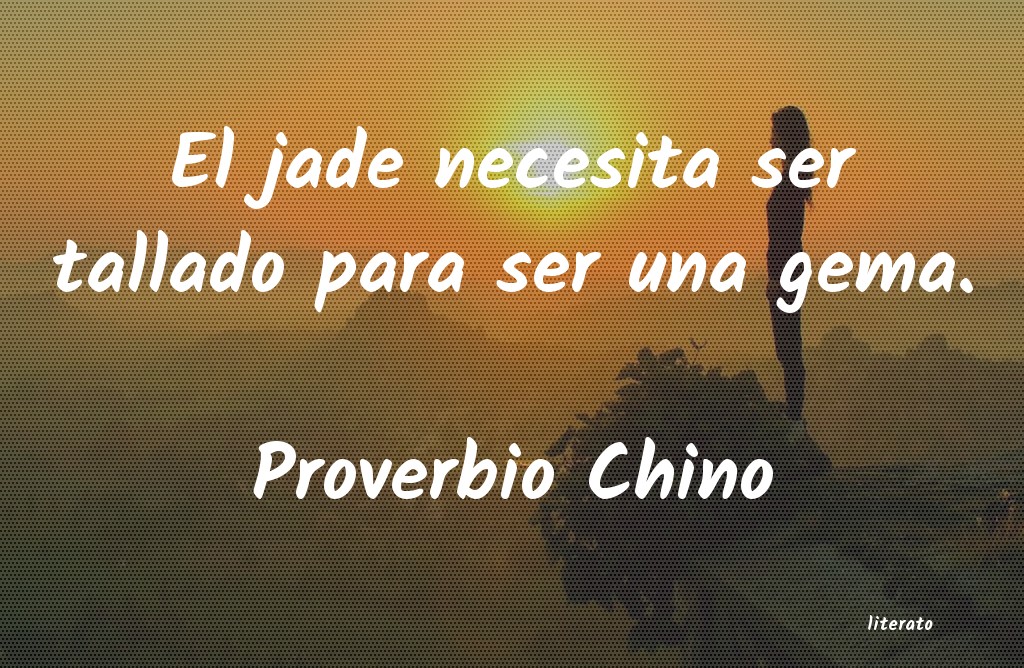 frases de Proverbio Chino
