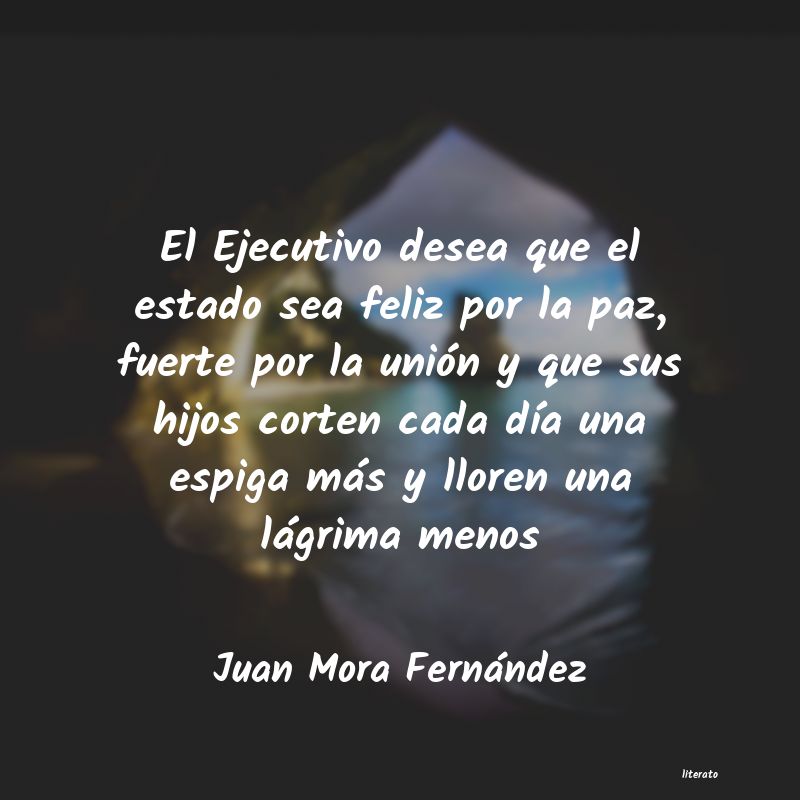 Frases de Juan Mora Fernández