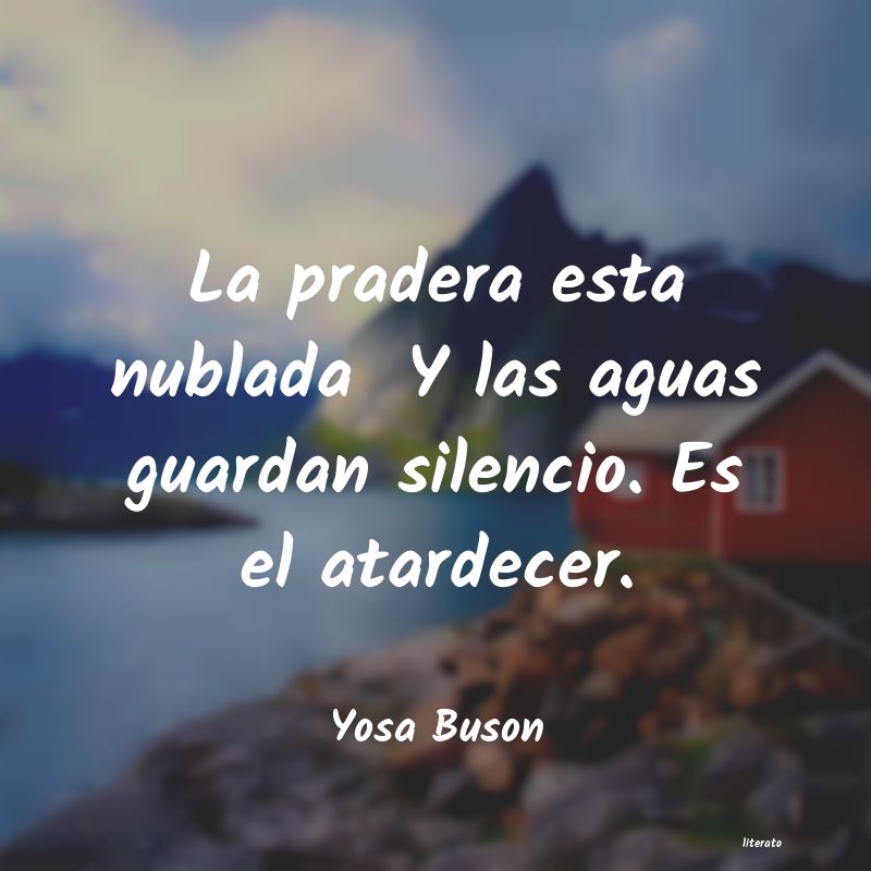 Frases de Yosa Buson