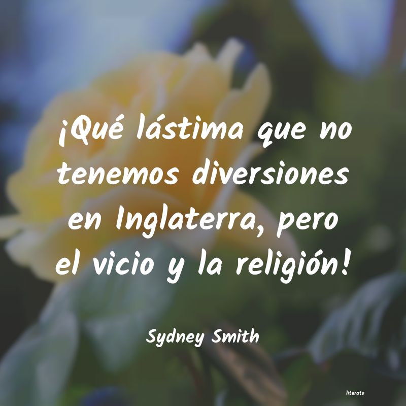 frases de Sydney Smith