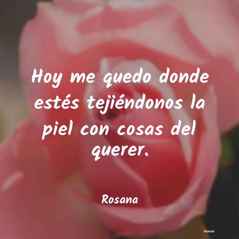 frases de Rosana