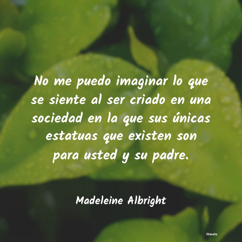 Frases de Madeleine Albright