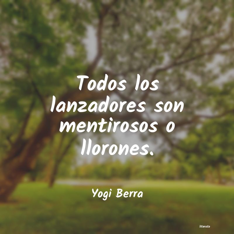 frases de Yogi Berra