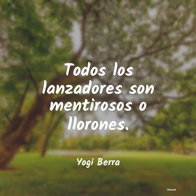 Frases de Yogi Berra