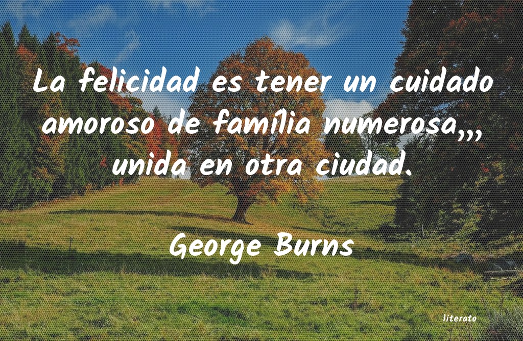 frases de George Burns