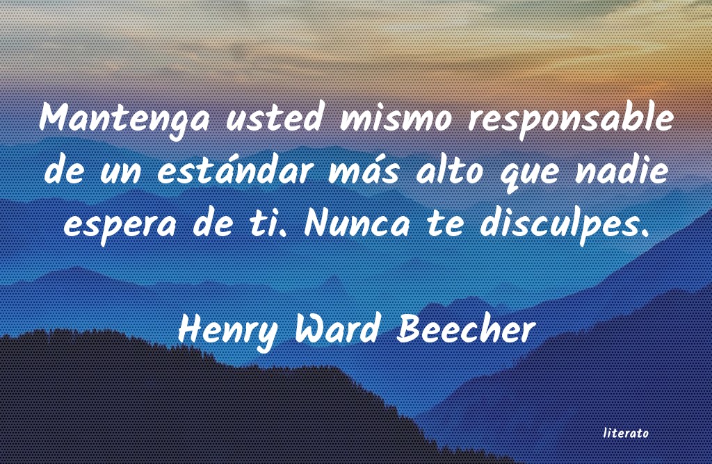 Frases de Henry Ward Beecher