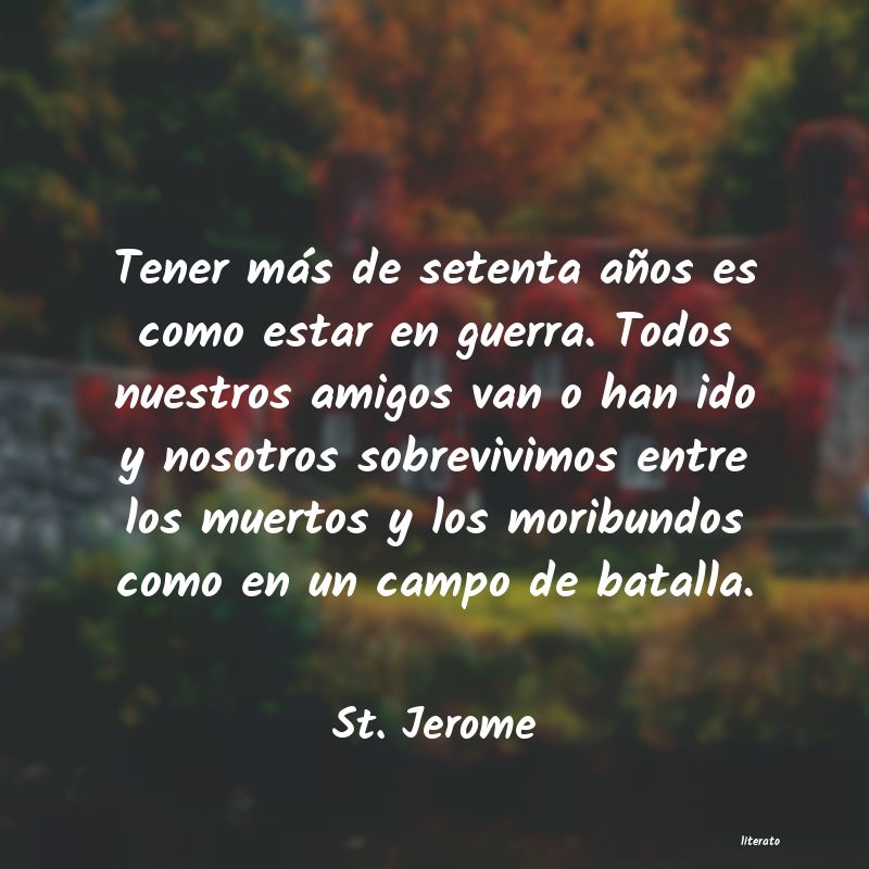 Frases de St. Jerome