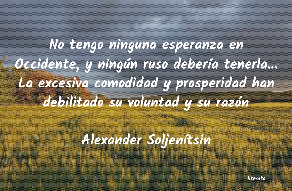 Frases de Alexander Soljenítsin