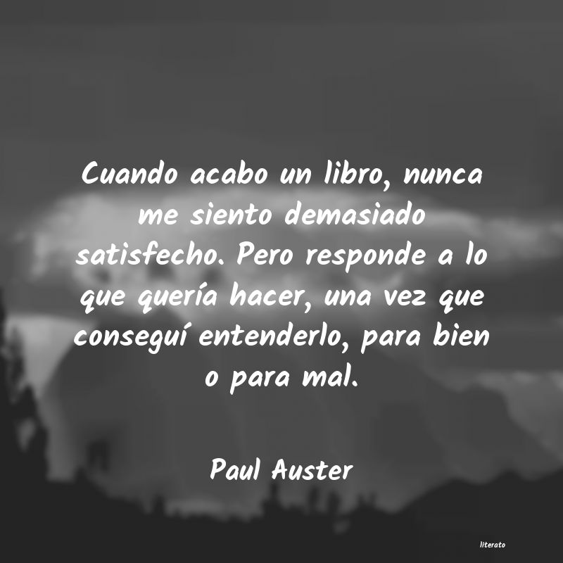 Frases de Paul Auster