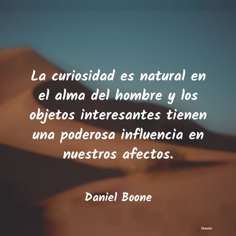 Frases de Daniel Boone