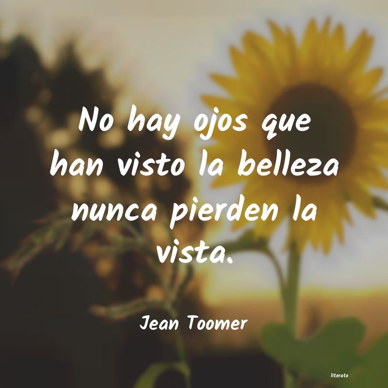 Frases de Jean Toomer