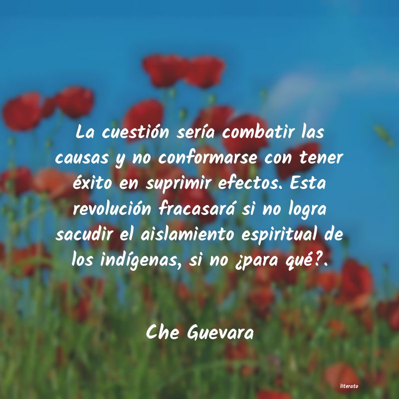 frases de Che Guevara