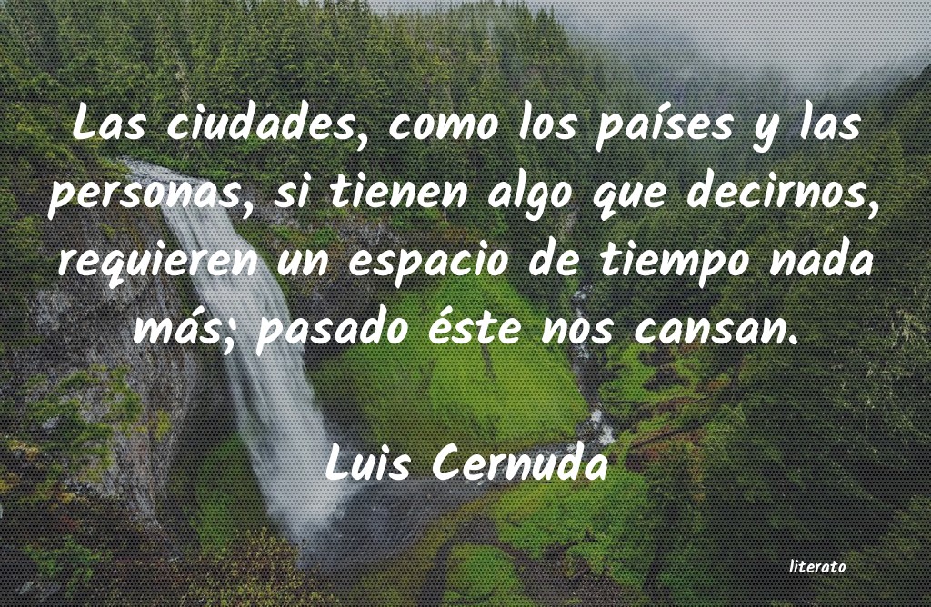 Frases de Luis Cernuda