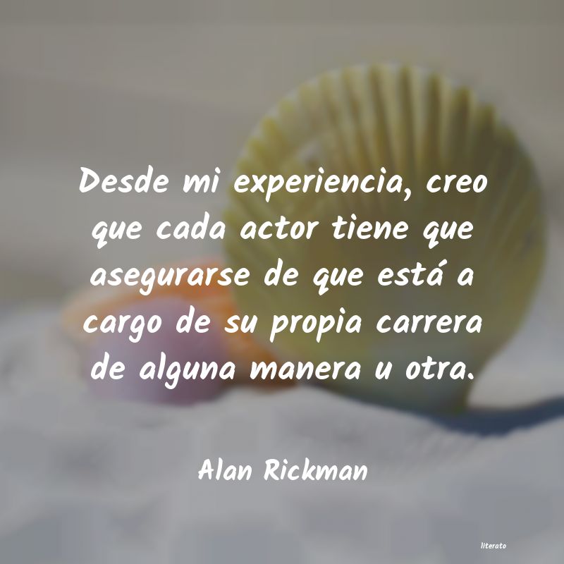frases de Alan Rickman