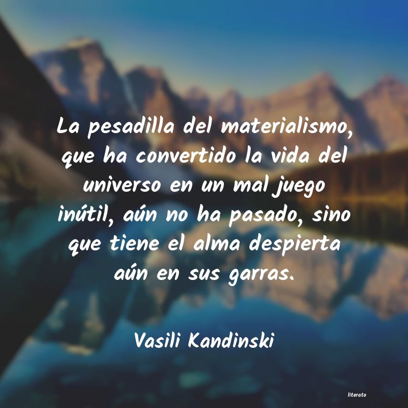 Frases de Vasili Kandinski