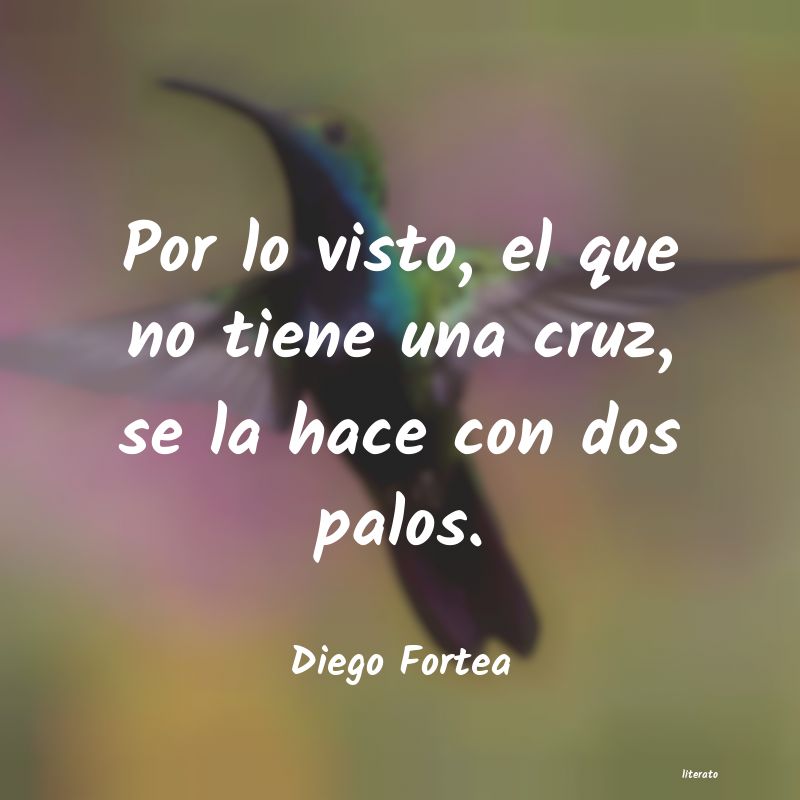 frases de Diego Fortea