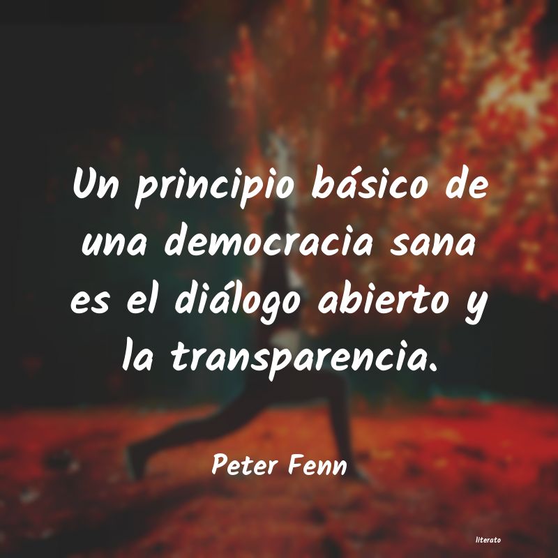 Frases de Peter Fenn