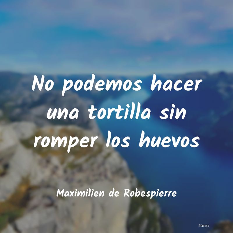 frases de Maximilien de Robespierre