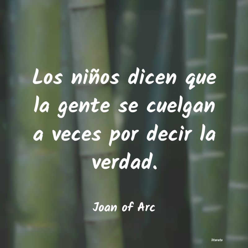 Frases de Joan of Arc