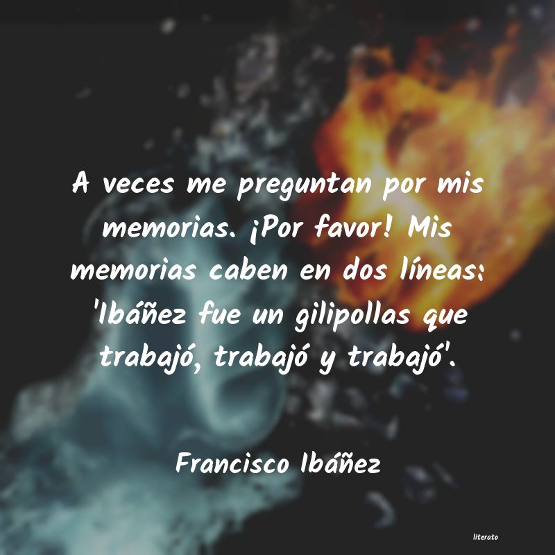 Frases de Francisco Ibáñez